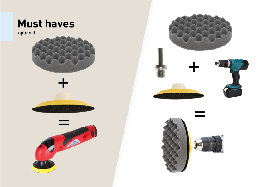 Купить SEATEC Губка для полировки / в форме вафли / мягкая / Ø: 150 мм 7ft.ru в интернет магазине Семь Футов