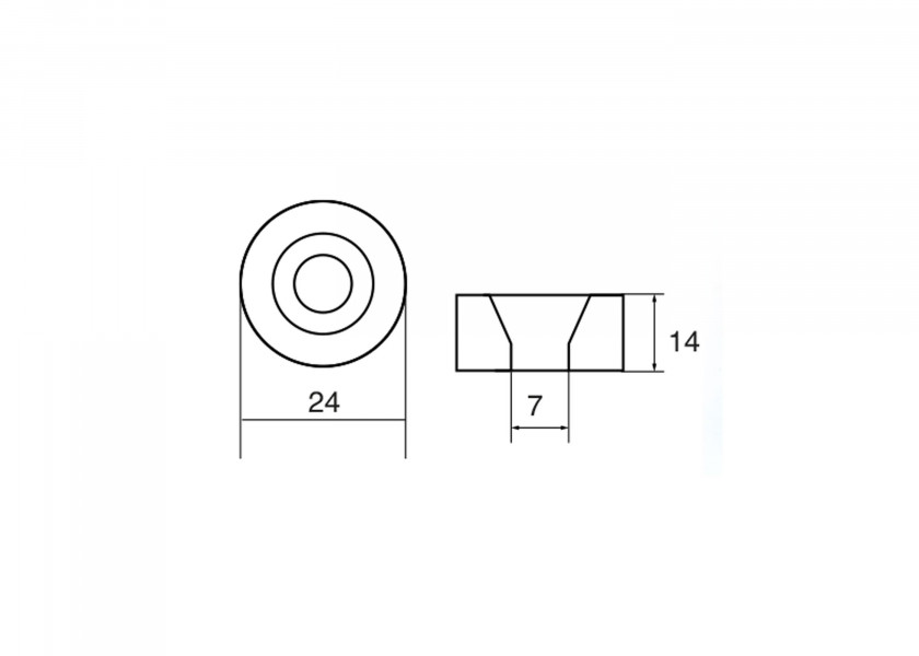 Купить Zinc Motor Anode PAINIER 21822-bvs 7ft.ru в интернет магазине Семь Футов
