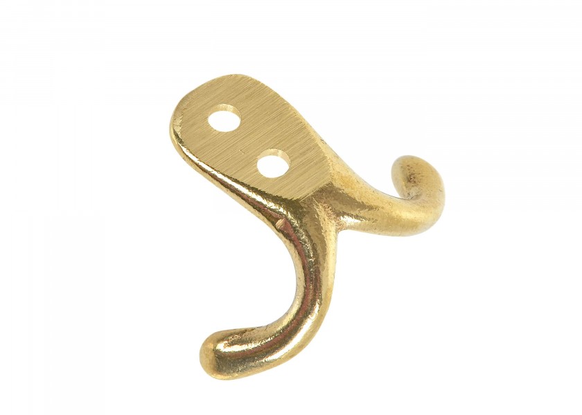 Купить 3316100033 Крючок Ramshorn / Полированная латунь 7ft.ru в интернет магазине Семь Футов