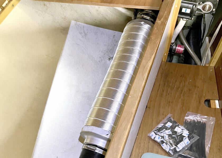 Купить Воздушный глушитель 90 мм для воздухонагревателей Autoterm 4D / Planar 44D 7ft.ru в интернет магазине Семь Футов