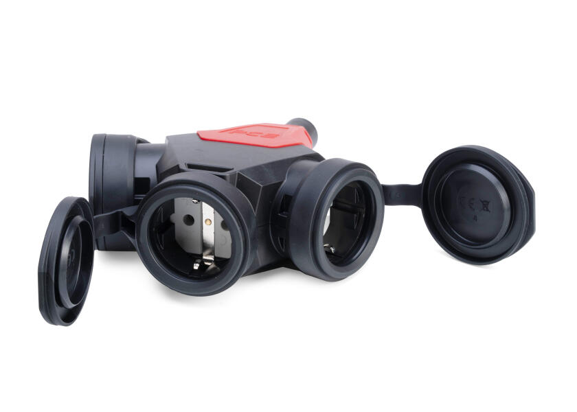 Купить 3-way SCHUKO socket / 16 A / 3-pin 76568-bvs 7ft.ru в интернет магазине Семь Футов