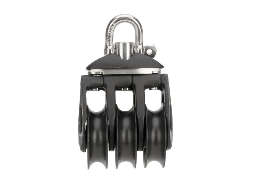 Купить Harken 6240 45 Mm Тройной поворотный шкив Черный Black / Silver 7ft.ru в интернет магазине Семь Футов