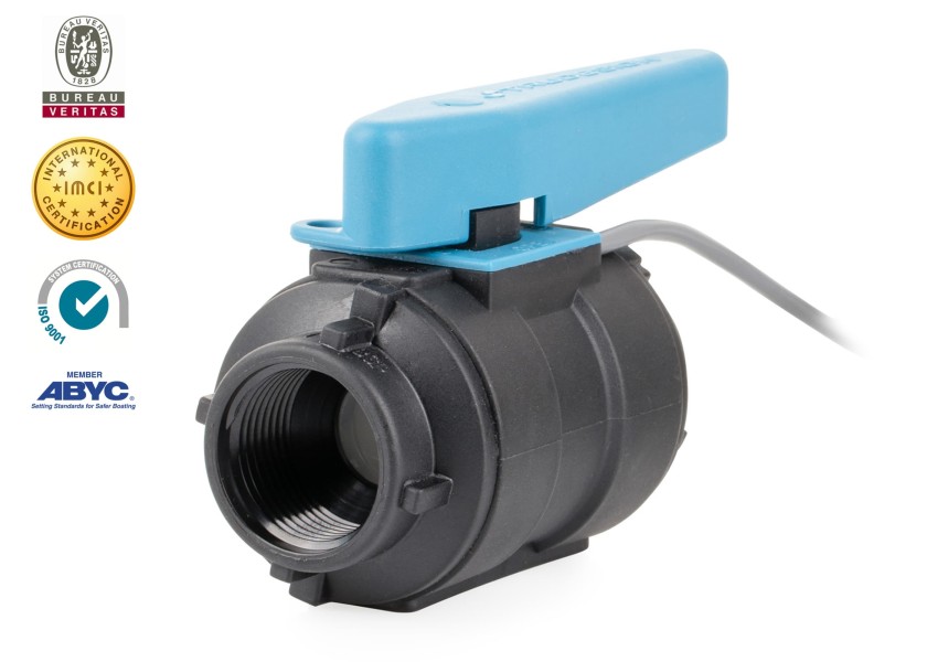 Купить Кран шаровой с дистанционным управлением TruDesign 90473 1/2" BSP 114 x 61 мм с датчиком 7ft.ru в интернет магазине Семь Футов