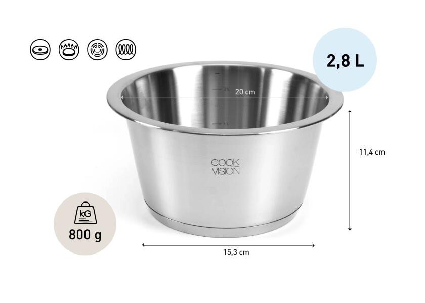 Купить COOKVISION 6161042 NESTO Стартовый набор / 10 предм. / Кастрюли и сковороды 7ft.ru в интернет магазине Семь Футов