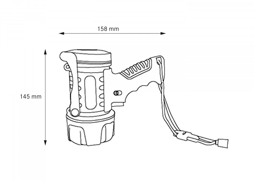 Купить AQUA SIGNAL CARY Handheld LED Spotlight 22713-bvs 7ft.ru в интернет магазине Семь Футов