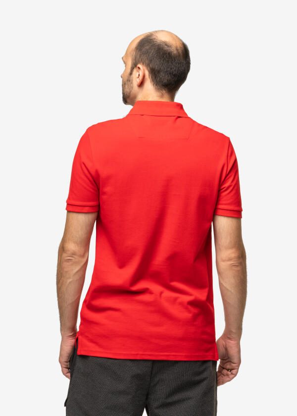 Купить MUSTO 82133_169-M Поло Essential Pique Мужское / красный / Размер одежды: М 7ft.ru в интернет магазине Семь Футов