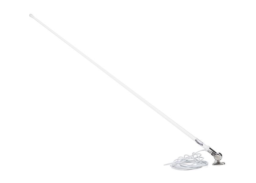 Купить Антенна VHF из стеклопластика Glomex RA104SSAUS 156-162МГц 3дБ 1м с креплением из нержавеющей стали и кабелем 4,5м, Osculati 29.996.03 7ft.ru в интернет магазине Семь Футов