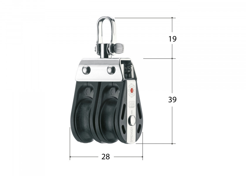 Купить SPRENGER S Block with Swivel / 8 mm / ball bearing 44568-bvs 7ft.ru в интернет магазине Семь Футов