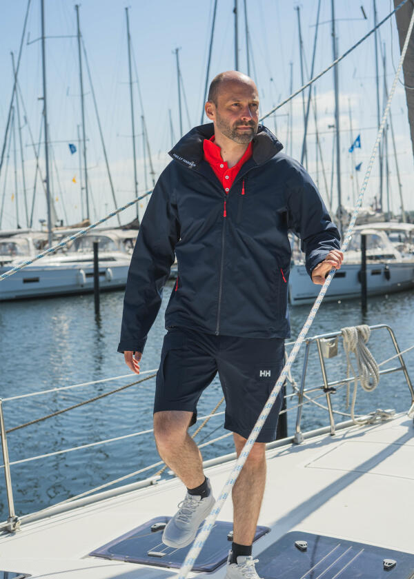 Купить Helly hansen 34442_597-l Куртка Crew Hooded Midlayer 2 Navy 30x25x10 7ft.ru в интернет магазине Семь Футов