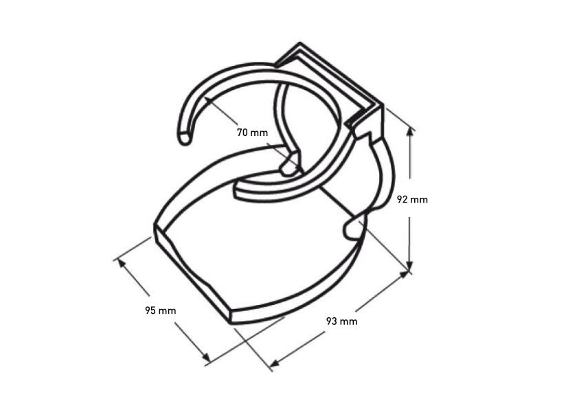 Купить Cup Holder with Stainless Steel Trim 33475-bvs 7ft.ru в интернет магазине Семь Футов