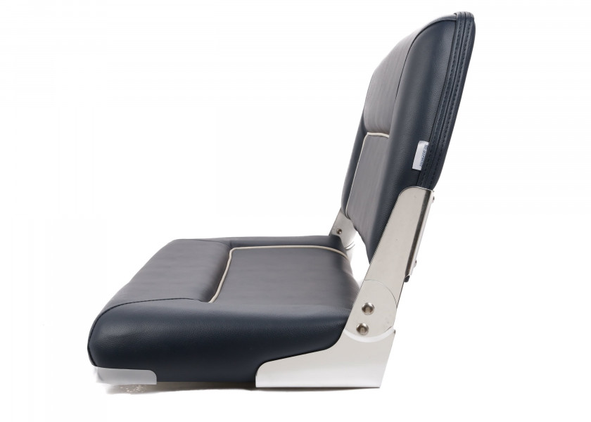 Купить Складное судовое сиденье Vetus V-quipment First Class DCHFSB 480x450x900мм синее с белыми швами поставляется без стоек 7ft.ru в интернет магазине Семь Футов