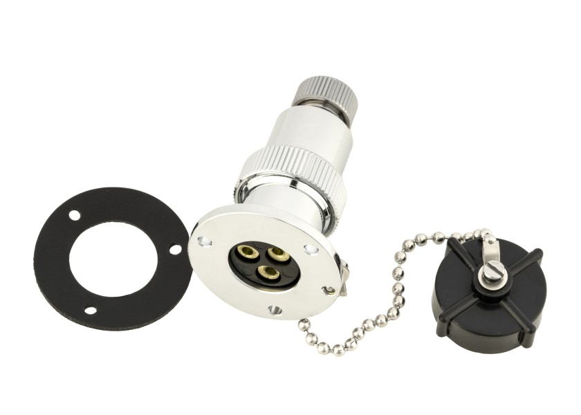 Купить Plug Connectors, 3 pole 3 A / chrome-plated brass 12551-bvs 7ft.ru в интернет магазине Семь Футов