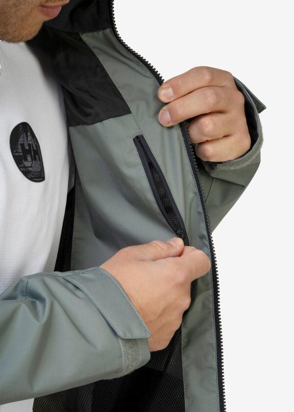 Купить HELLY HANSEN 34443_485-XXL Мужская куртка с капюшоном CREW 2.0 / серый кактус / Размер одежды: XXL 7ft.ru в интернет магазине Семь Футов