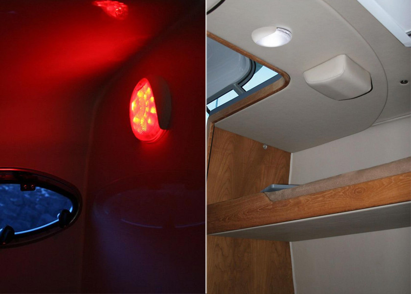 Купить Светильник накладной водонепроницаемый Hella Marine EuroLed 130 Touch 2JA 959 950-121 9-33В 4Вт белый корпус белый/красный свет 7ft.ru в интернет магазине Семь Футов