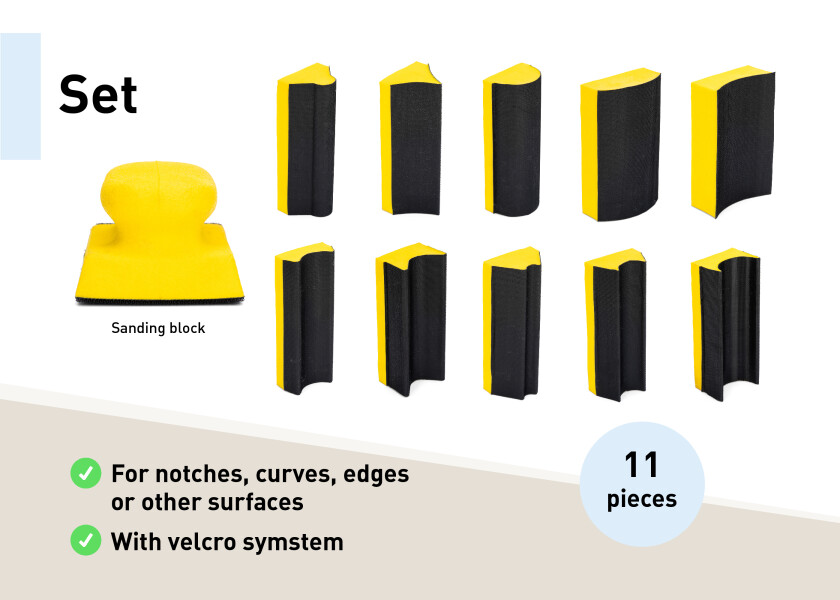 Купить SEATEC Sanding Block Set / 11-piece 31250-bvs 7ft.ru в интернет магазине Семь Футов