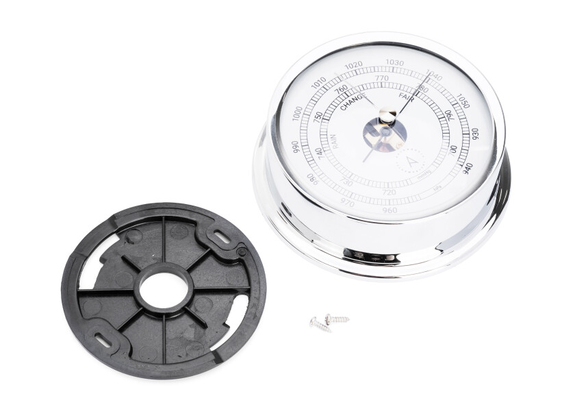 Купить Барометр Autonautic instrumental Pacific B120C 120x35мм из хромированной латуни 7ft.ru в интернет магазине Семь Футов