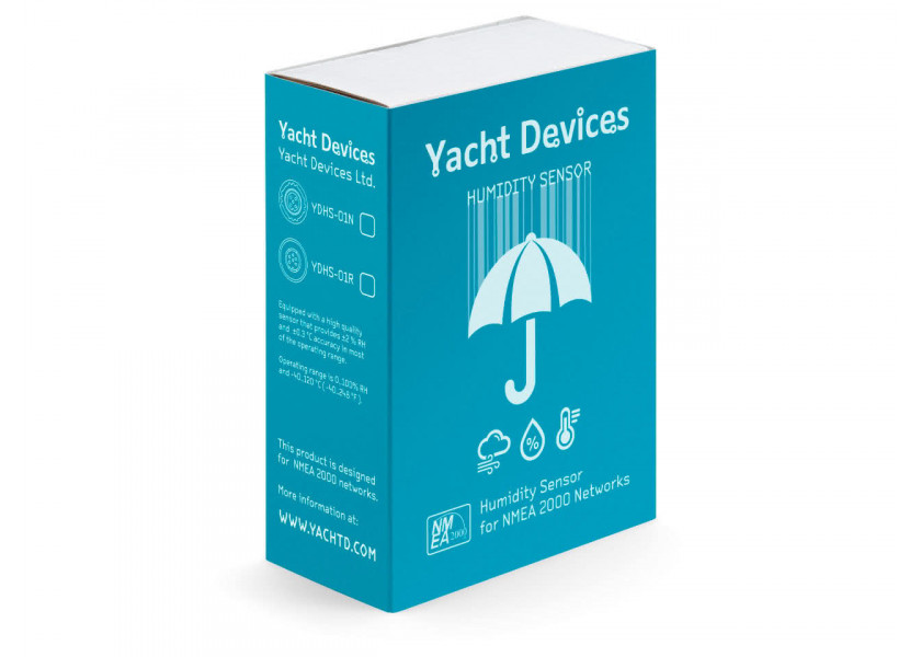 Купить Датчик влажности Yacht Devices YDHS-01R 7-16В 23мА 1000мм от -40°C до +80°C для сетей Raymarine SeaTalk NG 7ft.ru в интернет магазине Семь Футов
