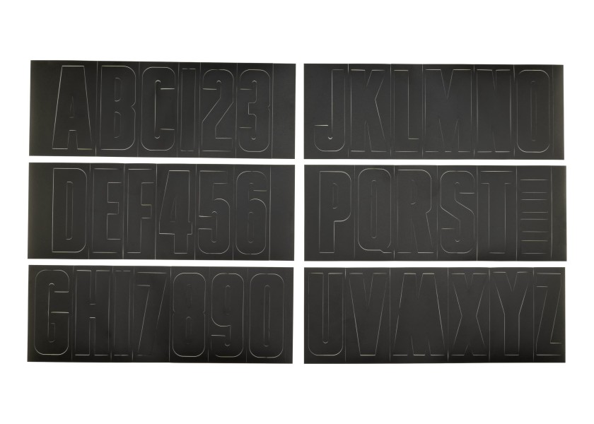 Купить Набор клейких цифр и букв / ПВХ / черный / 148 шт. 29793-bvs 7ft.ru в интернет магазине Семь Футов