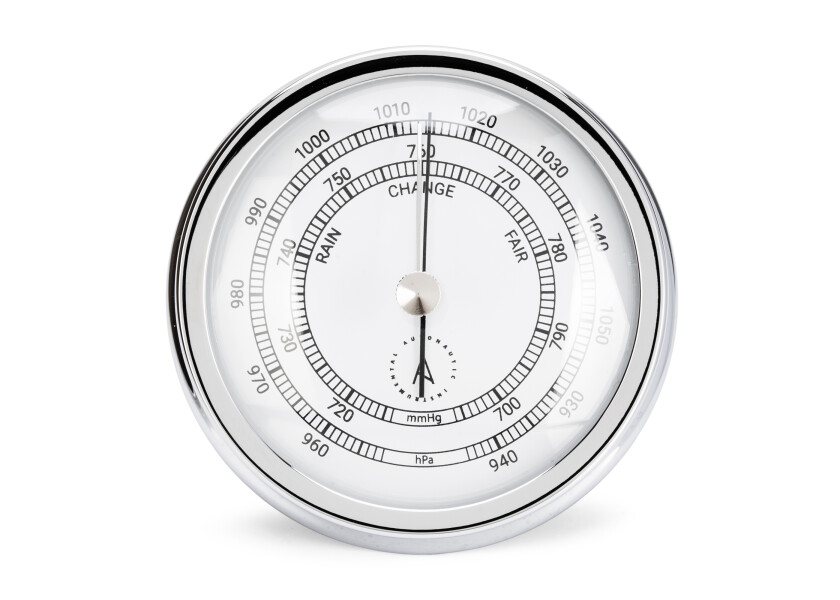 Купить Барометр Autonautic instrumental Atlantic B95C 95x35мм из хромированной латуни 7ft.ru в интернет магазине Семь Футов
