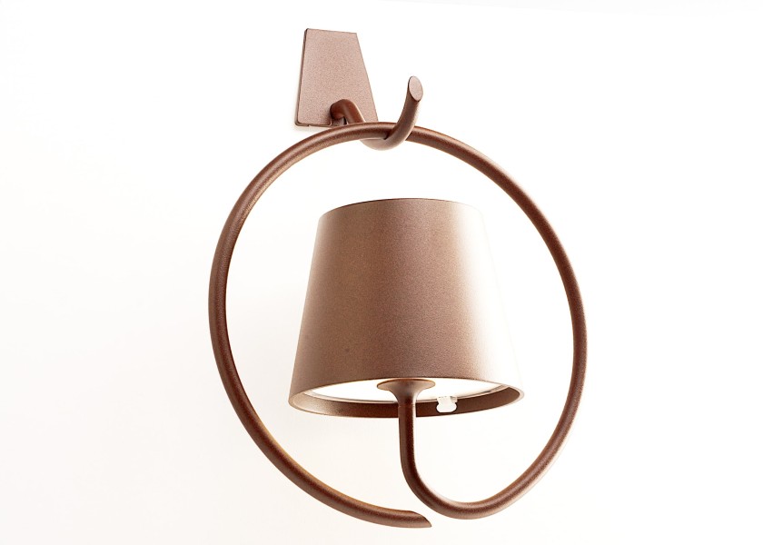 Купить POLDINA Wall Light with Hook / rust-coloured / battery operated 26757-bvs 7ft.ru в интернет магазине Семь Футов