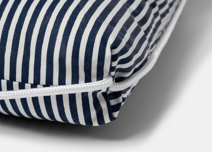 Купить Kapok Double Cushion / navy blue / thin stripes 57357-bvs 7ft.ru в интернет магазине Семь Футов