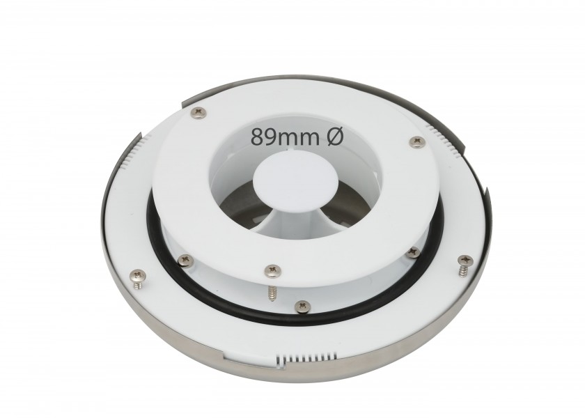 Купить BAVARIA 312946 Палубный вентилятор с колпачком из нержавеющей стали 22808-bvs 7ft.ru в интернет магазине Семь Футов