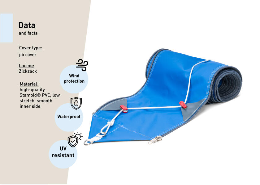 Купить DIEKOW SAILS Jib Sock для лодок / королевский синий / Длина: 4,8 м 7ft.ru в интернет магазине Семь Футов