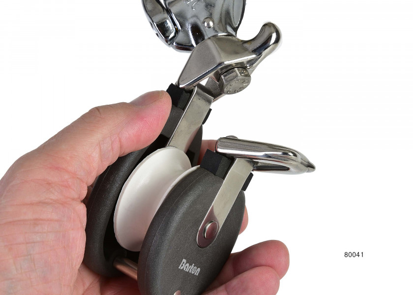 Купить BARTON 90401 Блок с карабином / 16 мм 80041-bvs 7ft.ru в интернет магазине Семь Футов