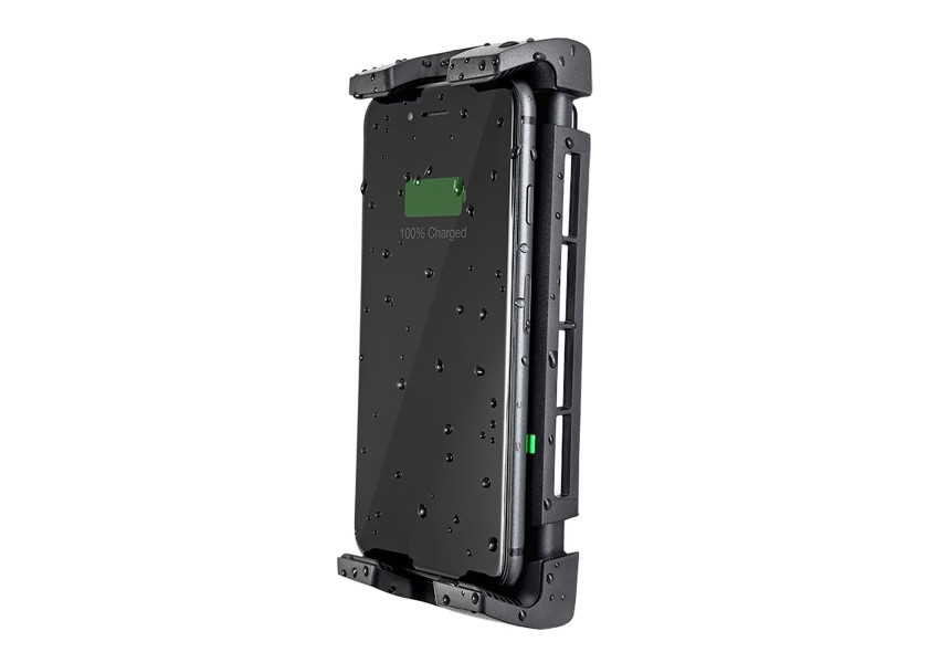 Купить Держатель с беспроводной зарядкой Scanstrut ROKK Active SC-CW-04F 12/24В 10Вт 142x74мм IPX6 для смартфонов черный 7ft.ru в интернет магазине Семь Футов