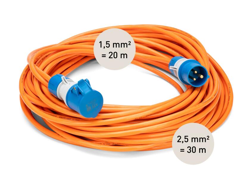 Купить CEE Extension Cable / 3-pole / PUR cover / with power indicator 76547-bvs 7ft.ru в интернет магазине Семь Футов