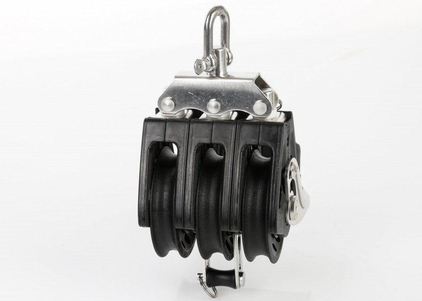 Купить LEWMAR Triple Block with Swivel and Cleat / 6 mm / plain bearing 83140-bvs 7ft.ru в интернет магазине Семь Футов