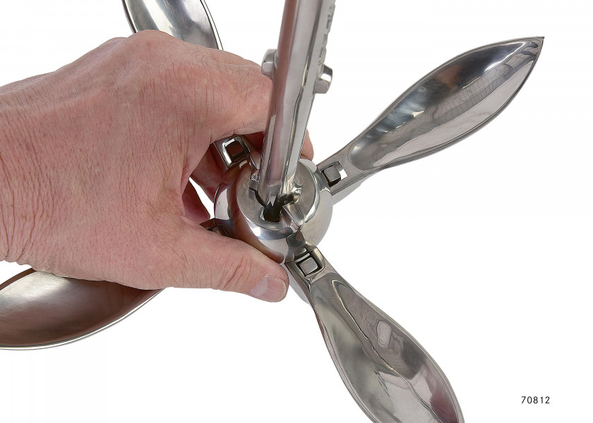 Купить Складной якорь-кошка - нержавеющая сталь / Вес якоря: 2,5 кг. 70813-bvs 7ft.ru в интернет магазине Семь Футов