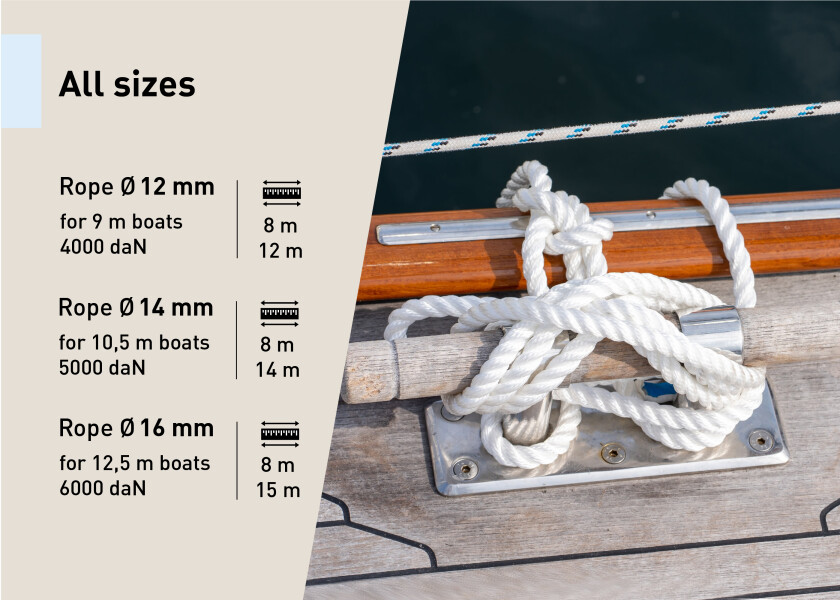 Купить GLEISTEIN 141140314 Швартовный трос ПОЛИАМИД / с ушком / белый / Длина: 14 м 10723-bvs 7ft.ru в интернет магазине Семь Футов