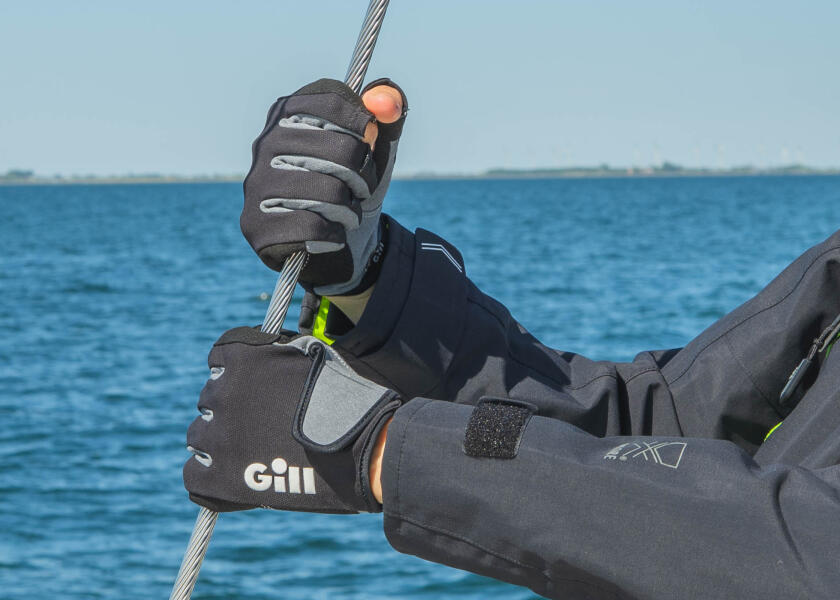 Купить GILL 7043-BLK01-XXL Перчатки матроса, короткие пальцы / черный / Размер одежды: XXL 474347-bvs 7ft.ru в интернет магазине Семь Футов