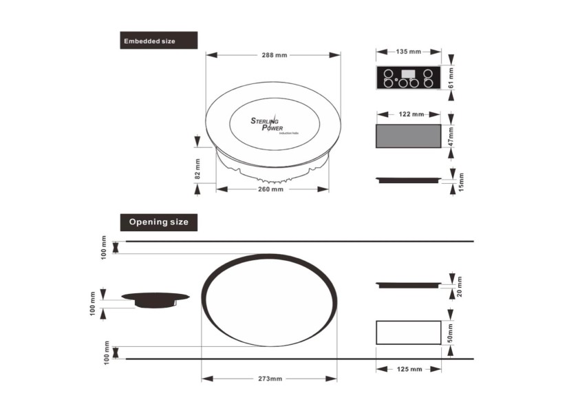 Купить STERLING Built-in Induction Hob / 230 V / 1800 W 33354-bvs 7ft.ru в интернет магазине Семь Футов