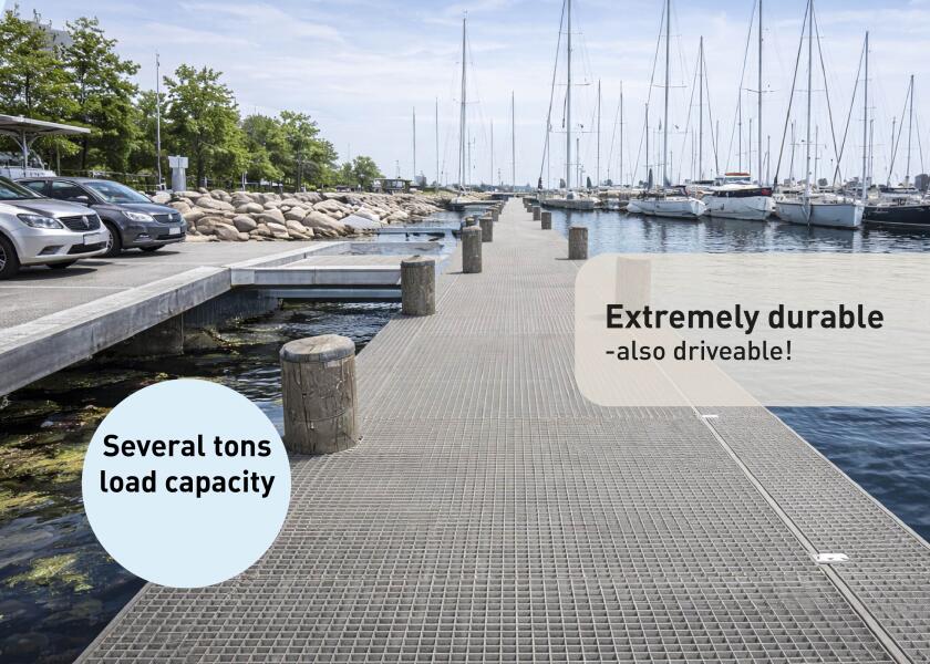 Купить Решетчатая панель из стеклопластика / Панель понтонной палубы / 124,7 × 200,7 см 7ft.ru в интернет магазине Семь Футов