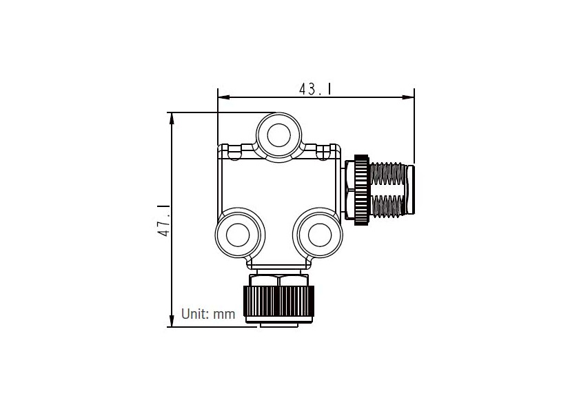 Купить NMEA2000 61036 Кусок локтя 90 градусов 7ft.ru в интернет магазине Семь Футов