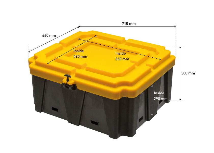 Купить CAN PLASTIC Double Battery Box 24262-bvs 7ft.ru в интернет магазине Семь Футов