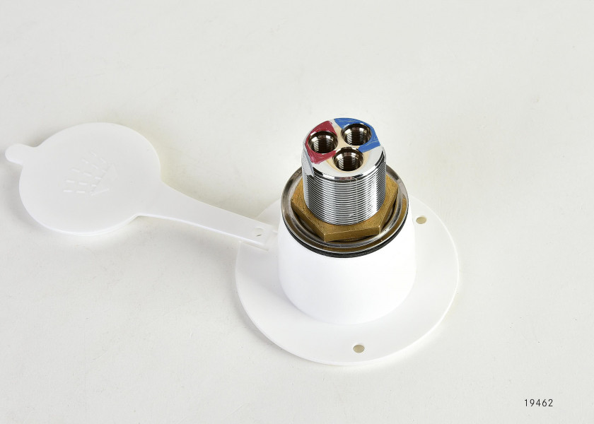 Купить BAVARIA 300948 Запорный смеситель для кормового душа / холодный - теплый 19462-bvs 7ft.ru в интернет магазине Семь Футов