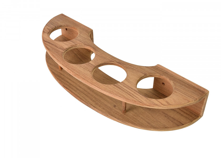 Купить ARC 219 Подстаканник из тикового дерева на 4 стакана 7ft.ru в интернет магазине Семь Футов