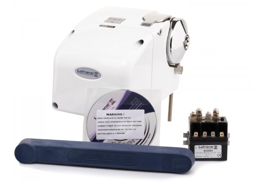 Купить Брашпиль горизонтальный якорный без кабестана Lofrans Lion 1000FF 636216 6 мм 12 В 700 Вт 7ft.ru в интернет магазине Семь Футов