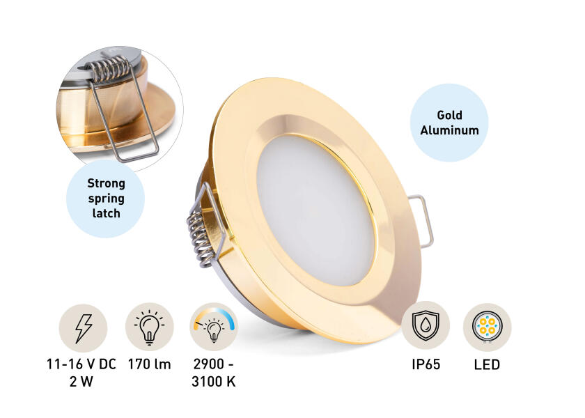 Купить SEATEC LED Ceiling Light with Switch / gold-plated 30473-bvs 7ft.ru в интернет магазине Семь Футов