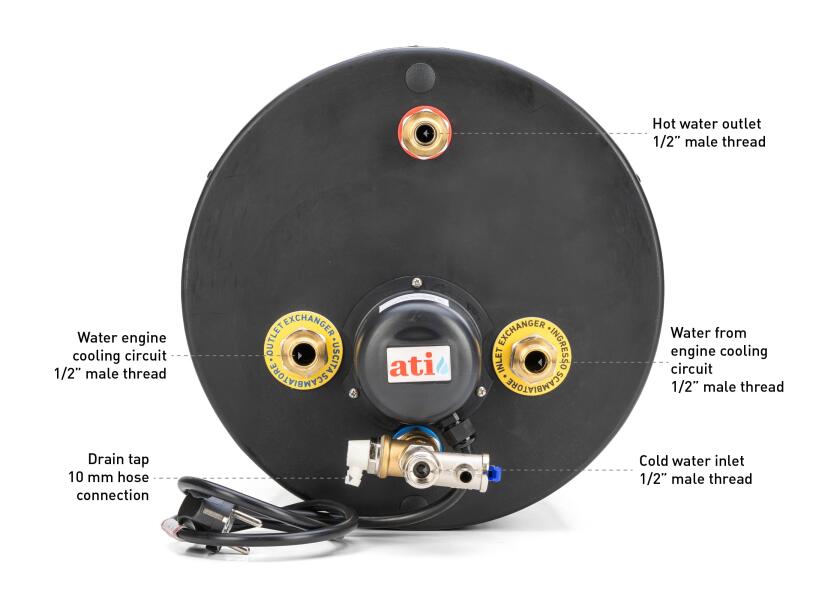 Купить ATI BR Series Water Boiler / stainless steel / 2 heating elements / 45-60 litre 31741-bvs 7ft.ru в интернет магазине Семь Футов