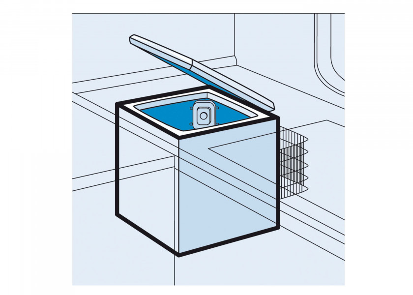 Купить Встроенный компрессорный холодильник с загрузкой сверху Dometic CoolMatic CB 36W 9105204661 410 x 400 x 590 мм 36 л 7ft.ru в интернет магазине Семь Футов