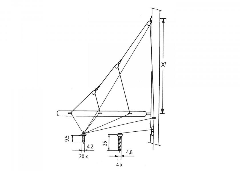 Купить PFEIFFER 7688101 Морской пехотинец - система LAZY JACK / Для лодок до: 12 м 7ft.ru в интернет магазине Семь Футов