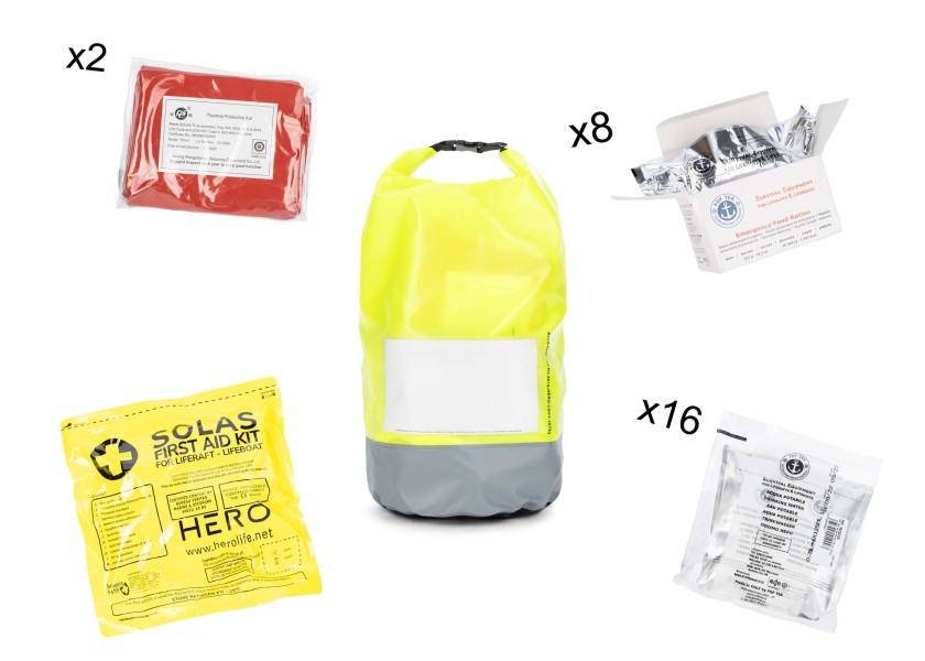 Купить 4WATER Спасательное оборудование GRAB BAG для спасательных плотов / 8 человек 56091-bvs 7ft.ru в интернет магазине Семь Футов