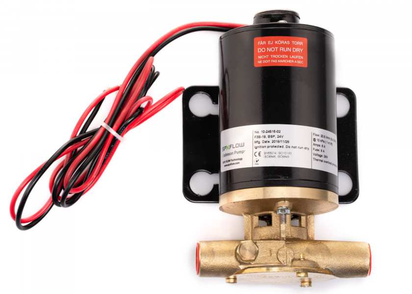 Купить Помпа импеллерная самовсасывающая Johnson Pump F3B-19 10-24516-01 12В 120Вт 21л/мин 170х113х82мм 7ft.ru в интернет магазине Семь Футов