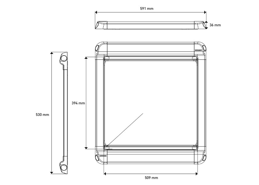 Купить Светозащитная шторка и москитная сетка Lewmar Eclipse Roller Shade 367754100 591 x 530 мм размер 54 7ft.ru в интернет магазине Семь Футов