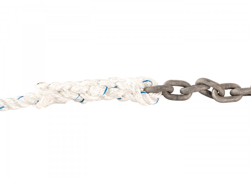 Купить Комбинированный канат с цепным предвестником / оцинкованный / Ø цепи (d): 10 мм 13073-bvs 7ft.ru в интернет магазине Семь Футов