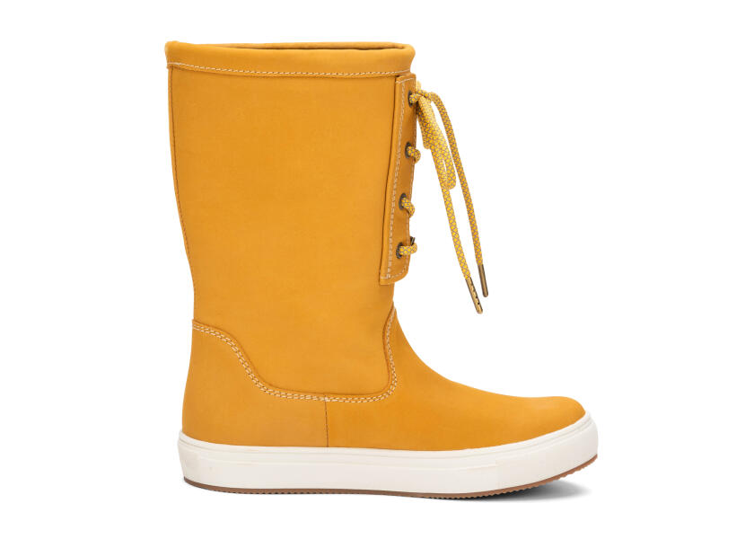 Купить BOATBOOT Кожаные ботинки на шнуровке / желтый / Размер обуви: 44 7ft.ru в интернет магазине Семь Футов